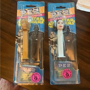 Star Wars PEZ Dispensers Set C-3PO and Princess Leia